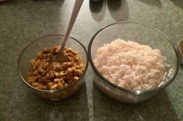 Spicy curry! Put a whole Carolina reaper and a habanero in it
