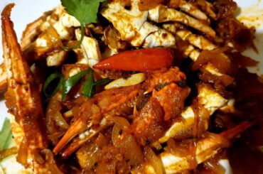 Spicy Crab Roast ( Indian Style) infused in an Authentic & Aromatic spices