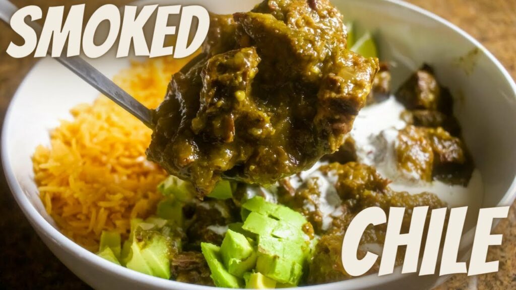 Smoked Beef Chili Verde on the Pit Barrel Cooker (Chile Verde recipe