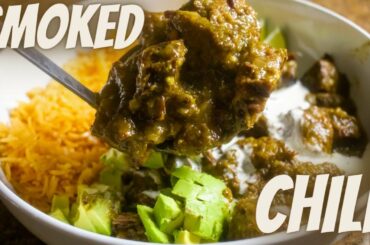 Smoked Beef Chili Verde on the Pit Barrel Cooker (Chile Verde recipe)