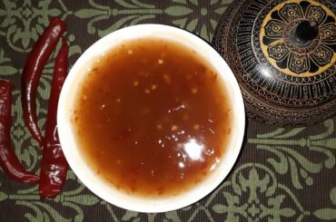 SWEET CHILI SAUCE RECIPE|SWEET CHILI RECIPE USED IN PASTAS,THAI CUISINES,CHINESE|HOT TO MAKE SAUCE