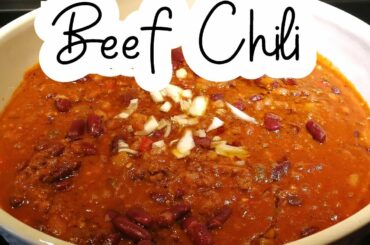 QUICK Ground Beef Chili Recipe
