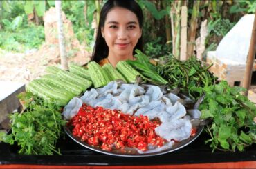 How to make shrimp salad with chili recipe