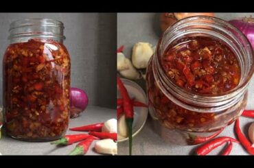 Chili Garlic  Sauce [ Homemade Chili Garlic Oil Sauce ] Panalo sa Anghang at Sarap!