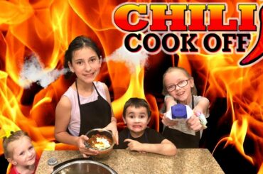 Instant Pot Chili Recipe // Super Hero Kids INSTANT POT COOK OFF!