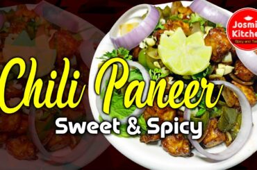 Paneer Chili Recipe | Paneer chili Dry | capsicum chilli paneer recipe | How to Make Chili Paneer