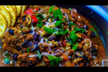 VEGAN CHILI RECIPE | BLACK BEAN VEGAN CHILI | PLANT BASED CHILI