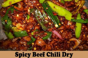 Spicy Beef Chili Dry (Eid Special) || Recipe By Taste Fusion