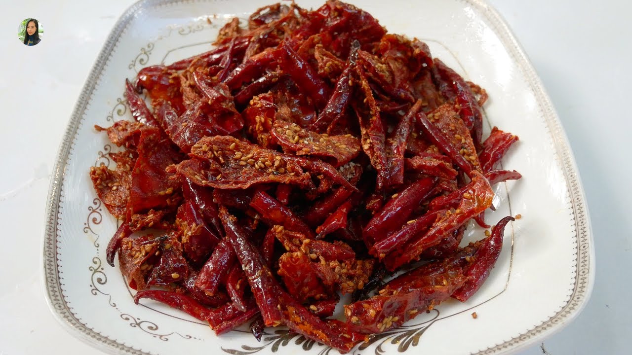 Crispy Fried Chili Chips Homemade Crispy Chili Snack Recipe with