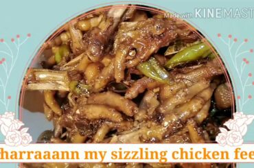 Sizzling chili Chicken Feet