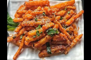 Honey Chili Potato recipe in Hindi | Easy recipe | Best recipe when someone gives u surprise visit