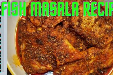 Fish Masala Recipe easy recipe paksitani style fish fry recipe chili fish