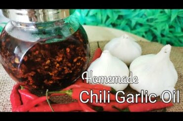 Homemade Chili Garlic Oil | How to make Chili Garlic Oil | Chili Garlic Oil for Siomai
