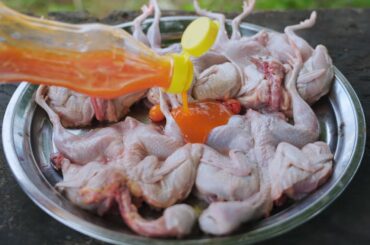 Delicious Quail Fried with Chili Sauce / Fried Quail Cooking Recipe