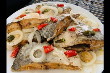 GINATAANG PAMPANO WITH CHILI RECIPE / LUTONG BAHAY..