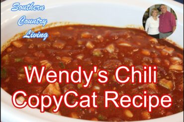 Wendy's Chili  |  Copycat Recipe