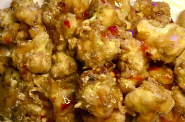 Easy and Budget Friendly Recipe 2: BATTERED CAULIFLOWER  IN CHILI SAUCE