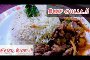 Restaurant style Beef Chilli & Hot & Spicy Beef Recipe| Beef Chili Recipe