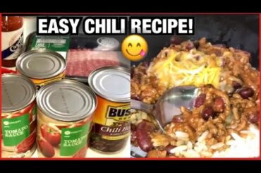 Simple & Delicious Chili Recipe! | COOK WITH ME