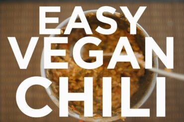 Easy Healthy Dinner for Backpacking | VEGAN CHILI