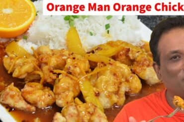 Best Orange Chicken with Chili Flakes by Orange Man -  For Juicy Quick And Easy Chicken Recipe