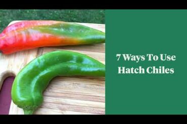 Hatch Chile Recipes