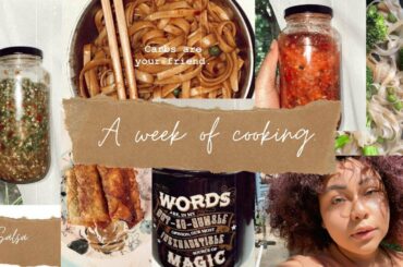 A WEEK OF COOKING | VEGAN CHILI | D.I.Y DAIRY FREE COFFEE CREAMER | DAIRY FREE MILK | PATRICIA