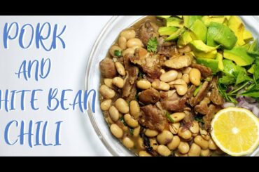PORK AND WHITE BEAN CHILI WITH AVOCADO RECIPE