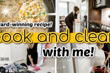 ALL DAY COOK AND CLEAN WITH ME 2020! Award-Winning White Chicken Chili Recipe