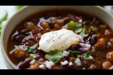 Recipes -- Three Bean Chili