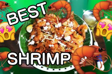 BUTTERED SHRIMP IN CHILI AND SALTED EGG SAUCE