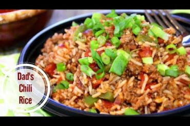 Dad's Chili Rice - 30 Minute Budget Meal in One Pan