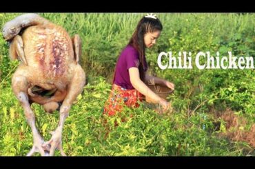 Chili Chicken With Weaver Ants Recipe-How to cooking Chili Chicken*Eating Delicious