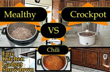 Mealthy Pressure Cooker vs Crockpot: Chili -  Epic Kitchen Gadget Showdown #1