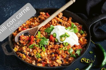 chili con carne recipes