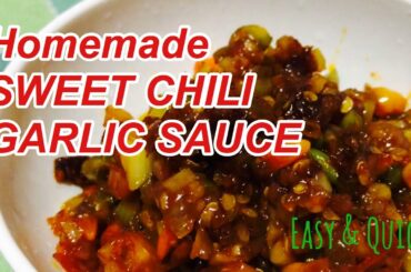 HOMEMADE SWEET CHILI GARLIC SAUCE l SIDE DISH l FoodPH Atbp