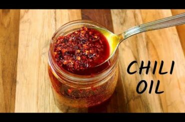 CHILI OIL | How to Make Chinese Hot Oil | Garlic Chili Oil