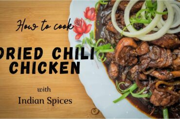 Dried Chili Chicken with Indian Spices Recipe 37 | Cili Kering Ayam Masak Kicap |Selvaselvi Kitchen