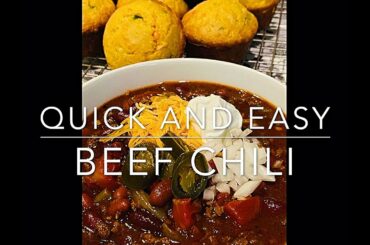 Super Easy & Delicious Beef Chile