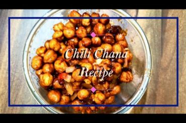 Chili chana recipe | Chana recipe | snacks recipe