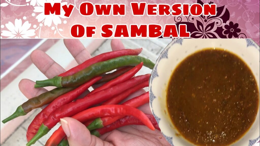 Sambal sauce Filipino style chili sauce Chili Chili
