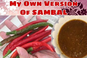Sambal sauce Filipino style | chili sauce