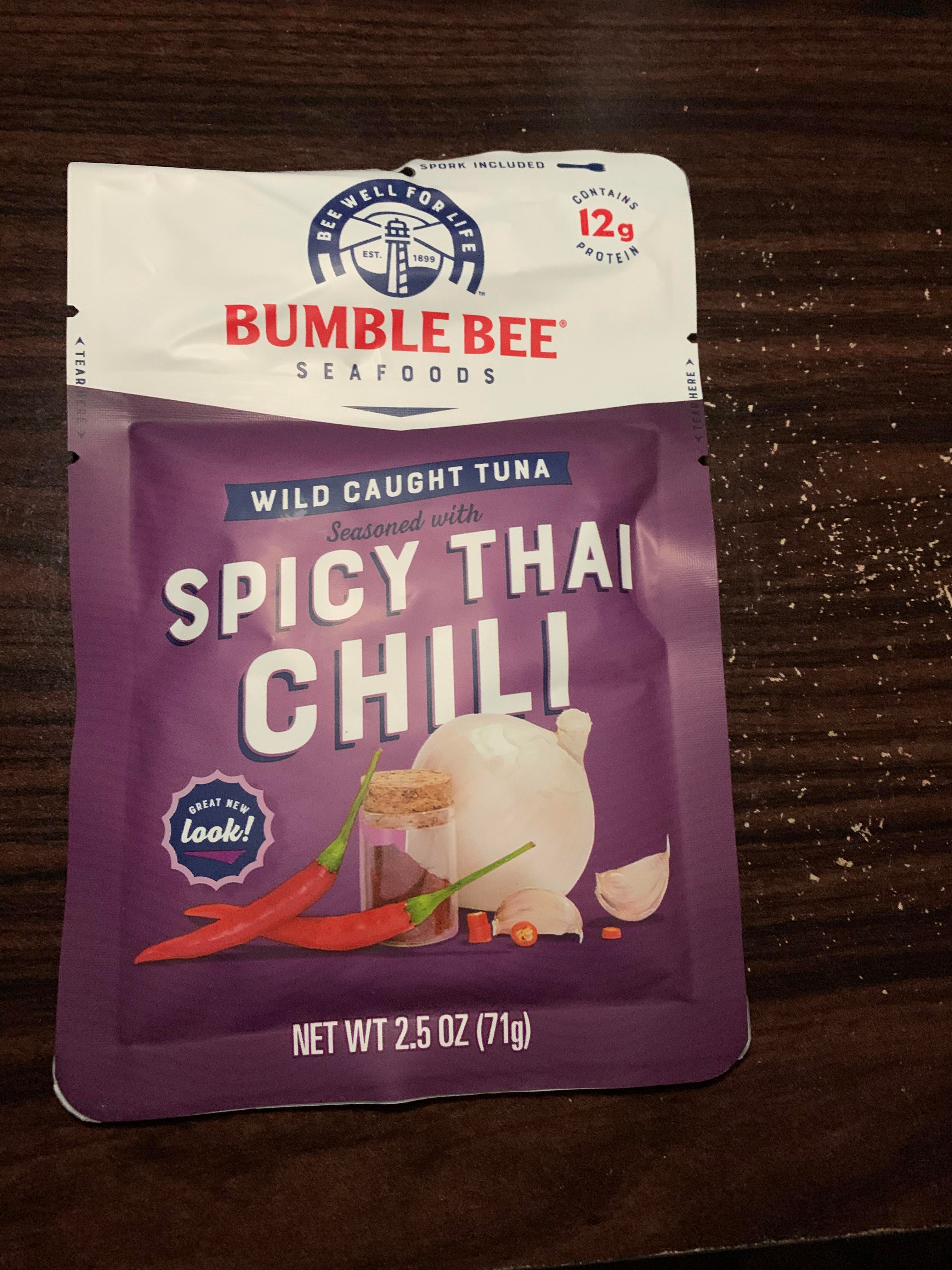 This tuna packs a punch of flavor and has some heat! I even found a