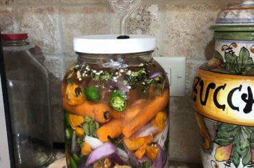 My first hot sauce! Yes, so it only cost me the supplies and huge fight with my wife because my 2 year old ate a piece of hab thinking it was a carrot but it should be hella good!!! At least it better be 😔😭