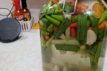 Thai Chili's, Garlic, Spring Onion, and maybe ONE Peach Ghost. We'll see how it turns out!