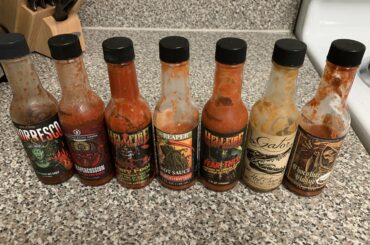 My current rotation. Ordered by heat level