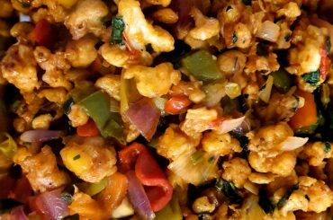 Cauliflower Manchurian(Sweet and Hot 🌶🌶)