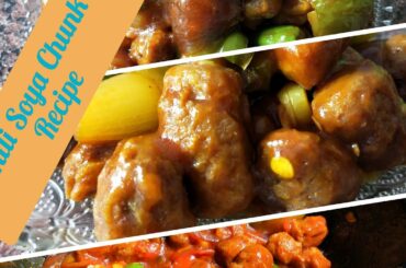 Chili soya Recipe Bengali style / Soyabean chili Recipe/