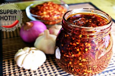 CHILI GARLIC OIL | HOW TO MAKE CHILI GARLIC OIL | ASIAN FLAVOURS