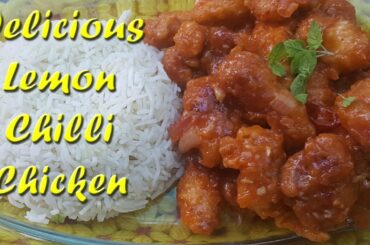 Instant lemon chili chicken recipe | Best and easy chicken chilli recipe by kitchen expert